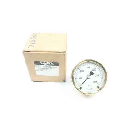 2-1/2In 0-3000Psi Pressure Gauge